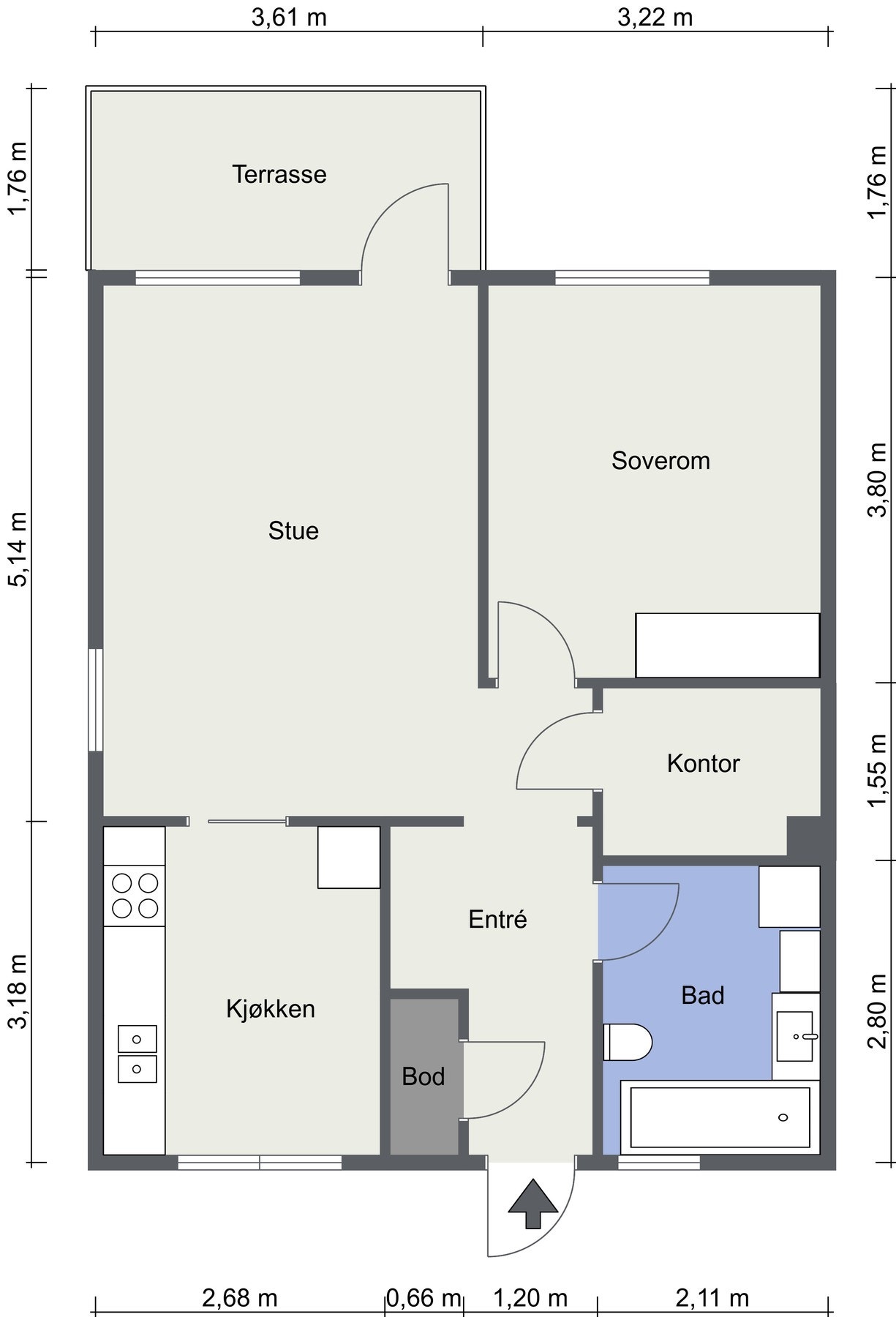 Plantegning. Galleribilde