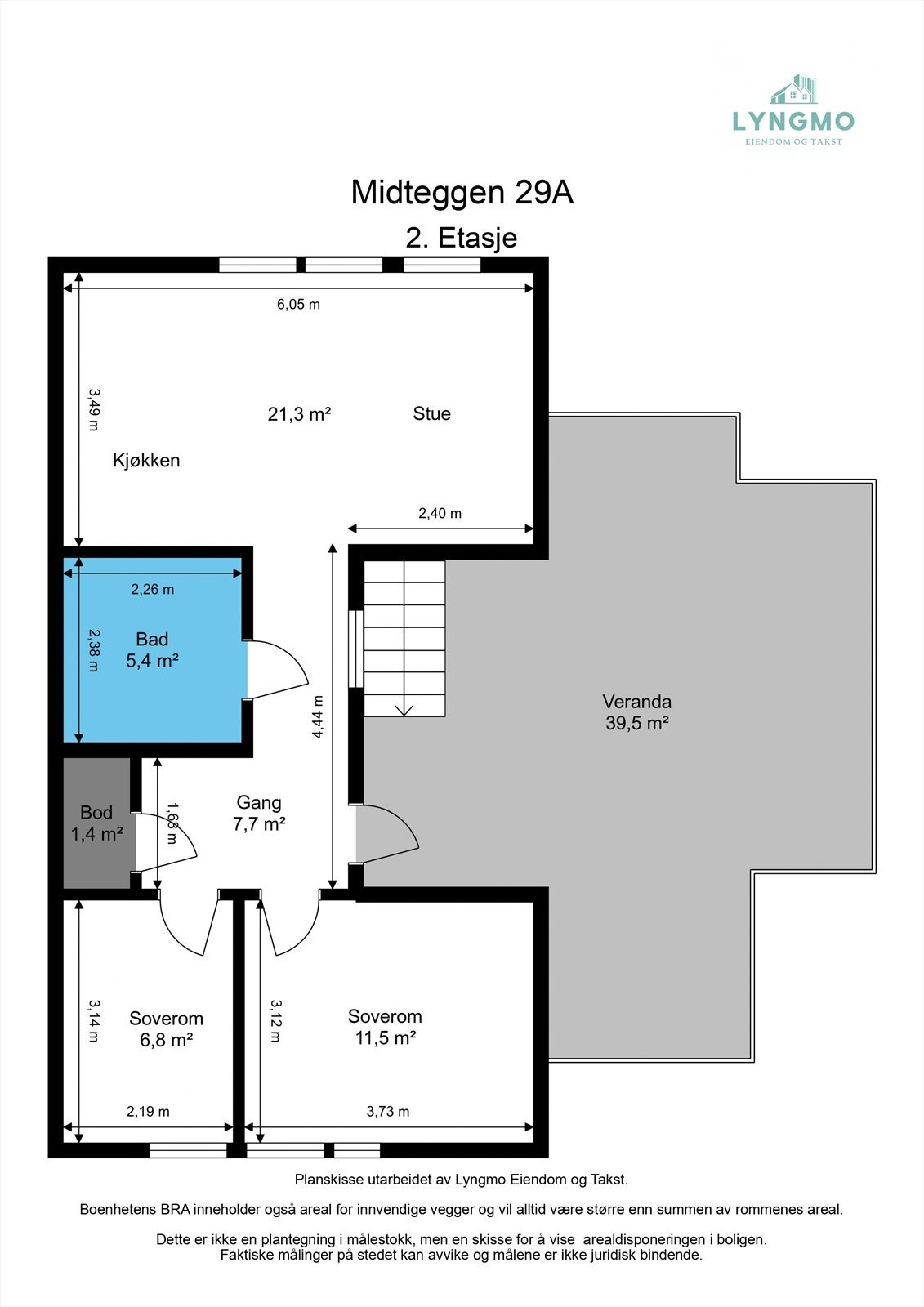 Planskisse Galleribilde