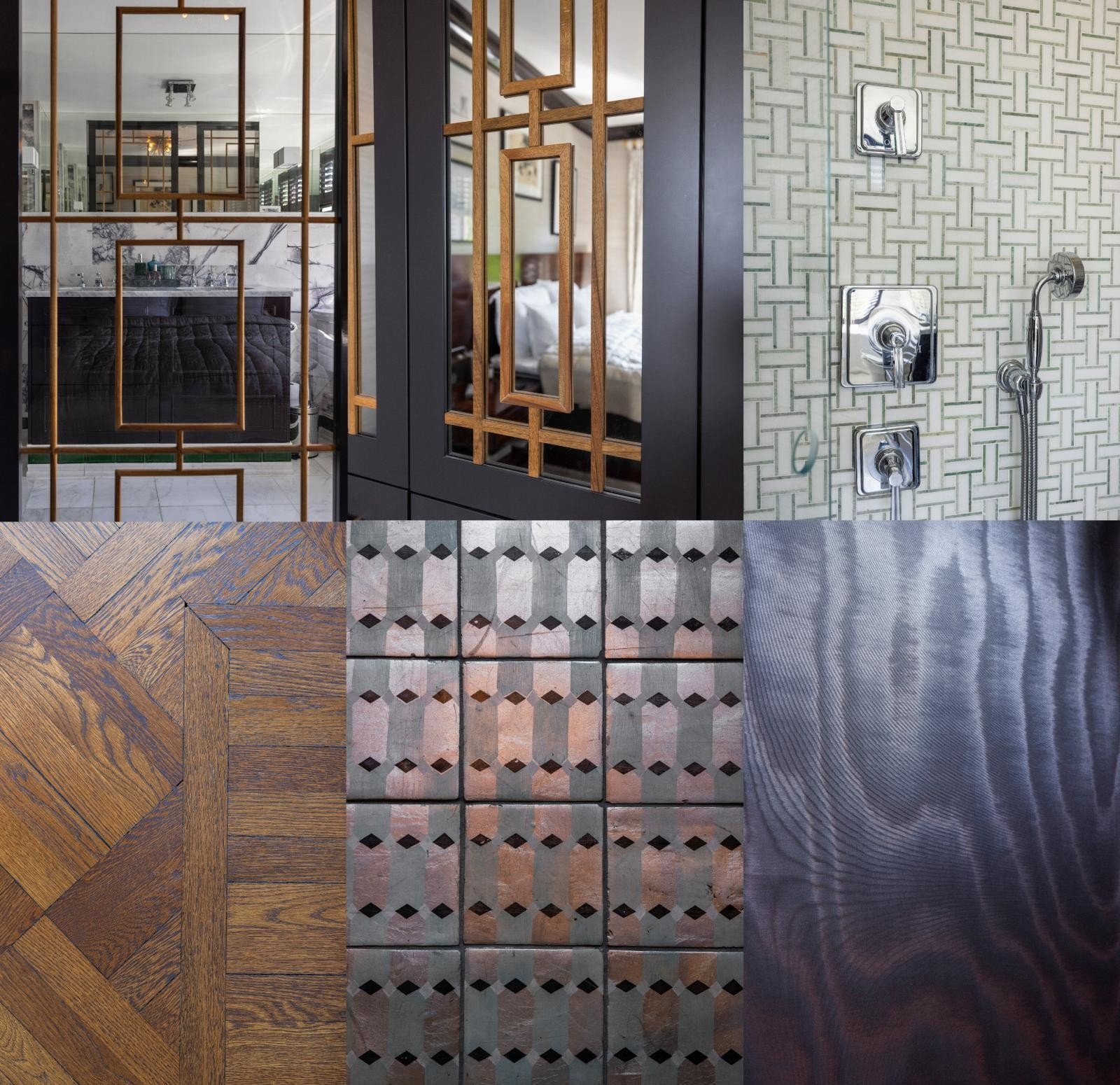 Leverandører som Arizona Tiles, Fired Earth, Kohler, Phillip Jeffries, Samuel Heath, Dedar, Élitis, La Cornue, Gaggenau, Quooker, New England Shutter Company, m.m. Galleribilde