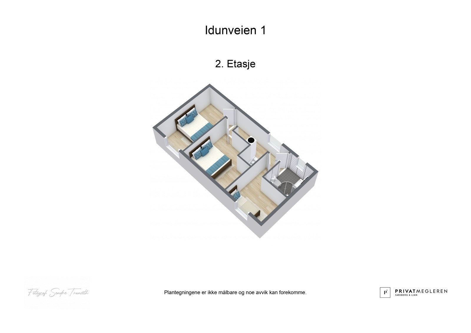 Planløsningen i loftsetasjen. Galleribilde