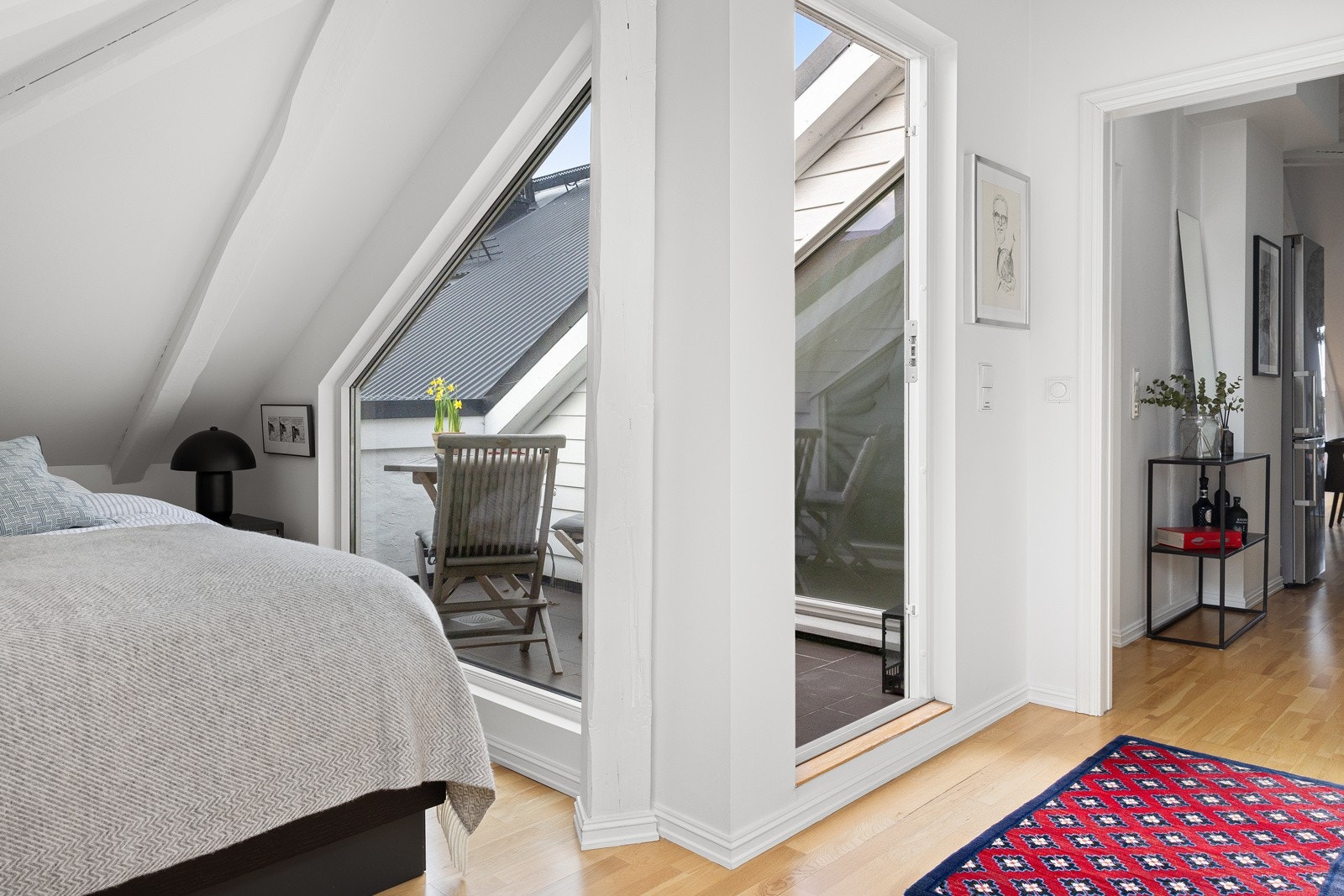 Boligen ligger svært skjermet til Galleribilde