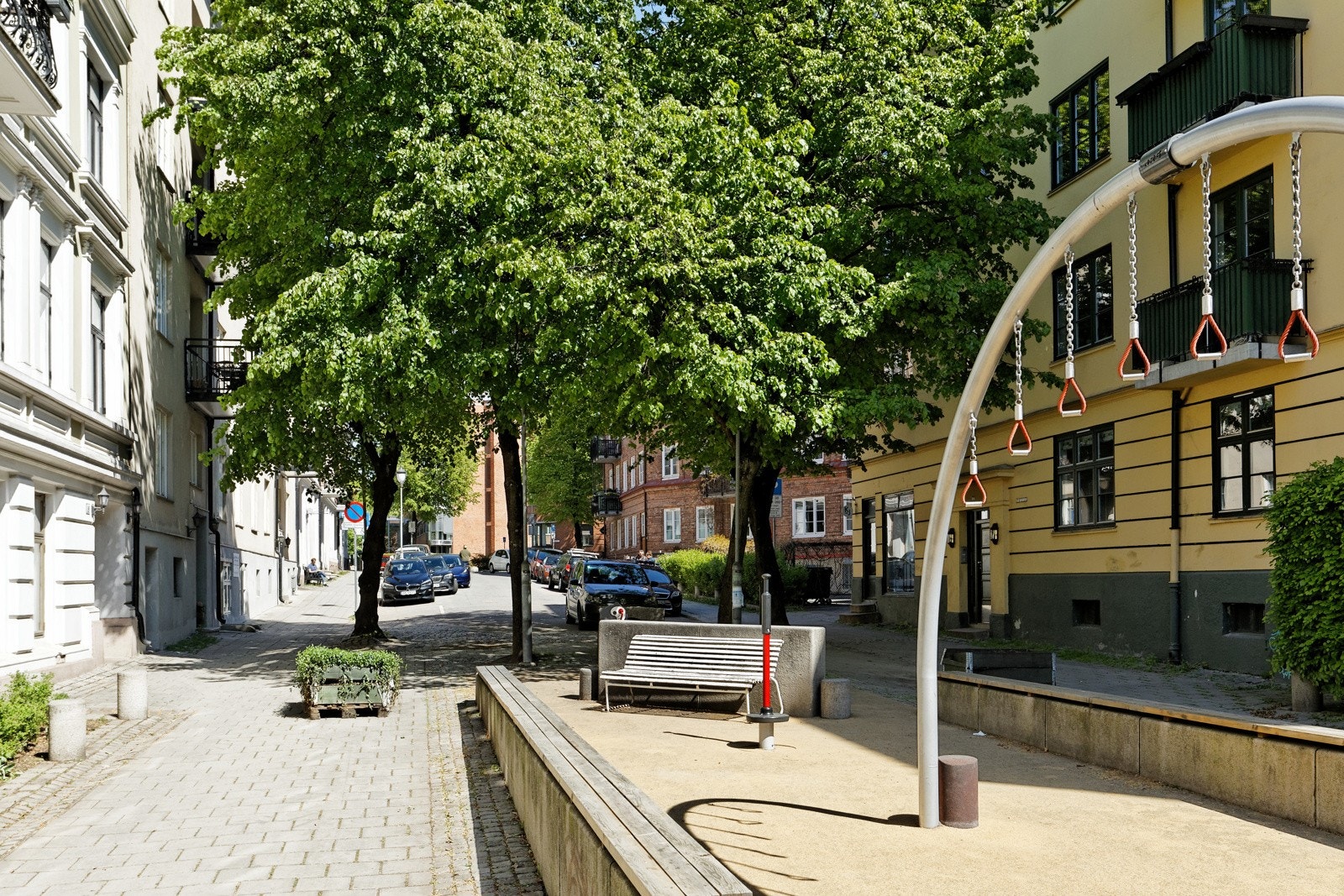 Idylliske Vidars gate Galleribilde