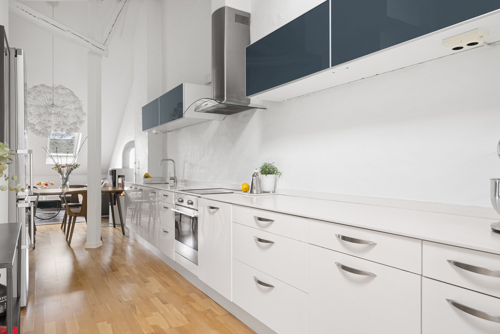 Det har en sosial og åpen løsning mot stuen Galleribilde