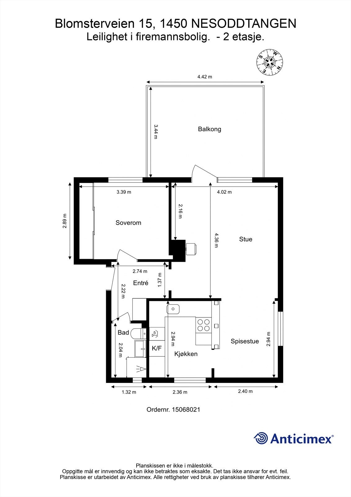 Plantegning Galleribilde