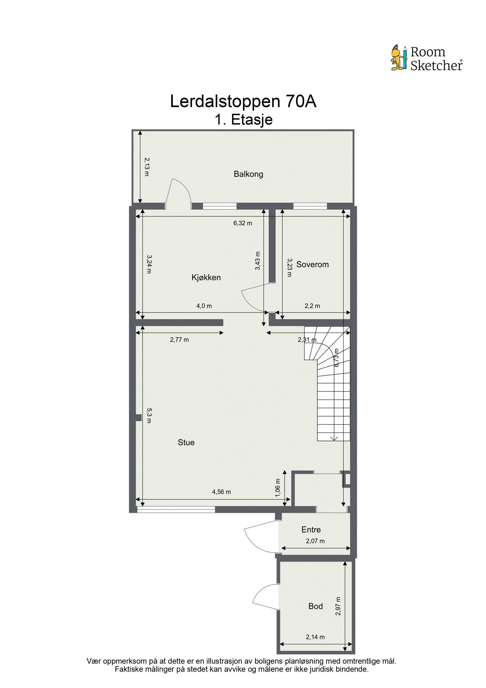 Plantegning første etasje. Galleribilde