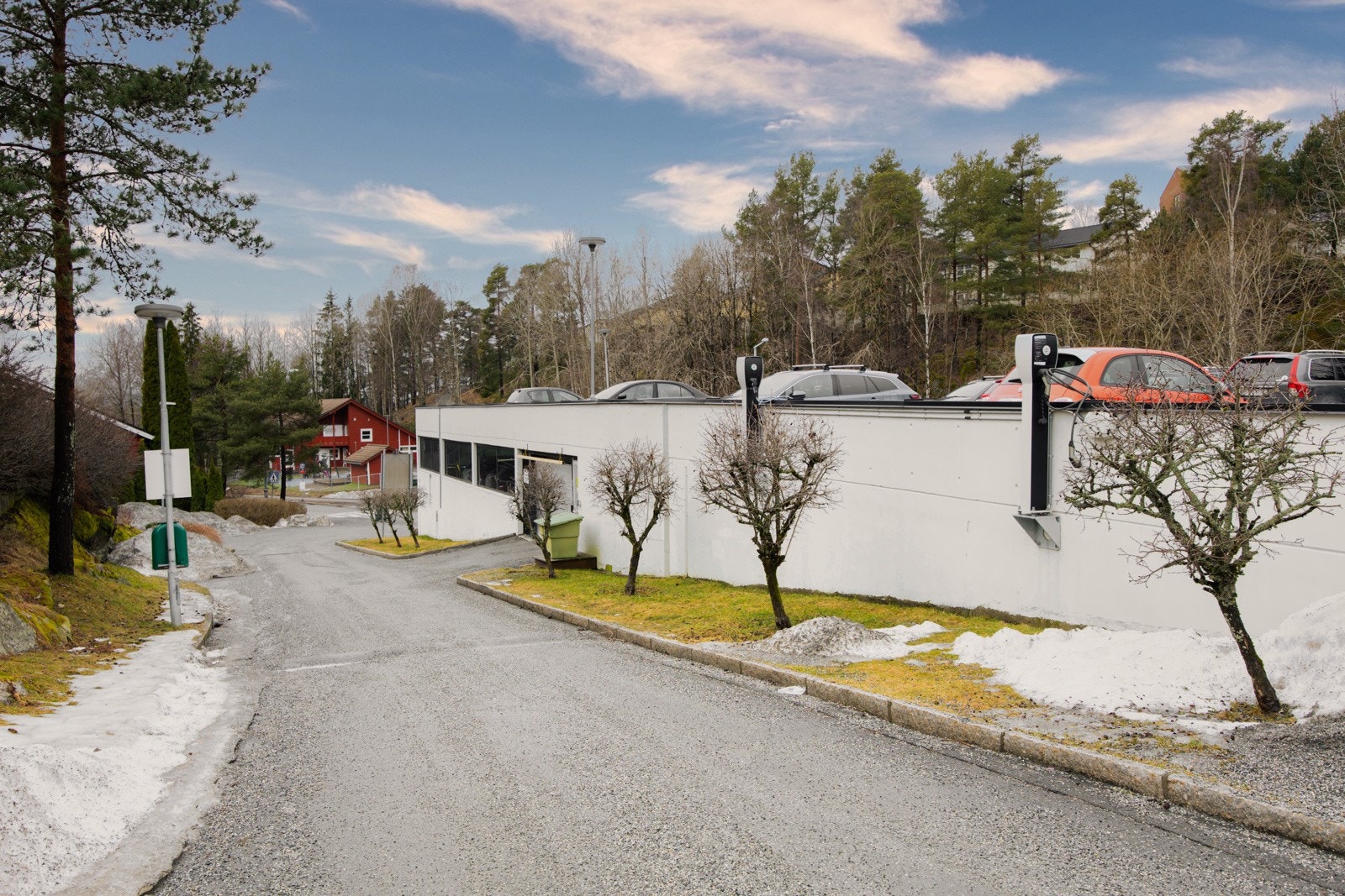 Parkeringsområde. Galleribilde