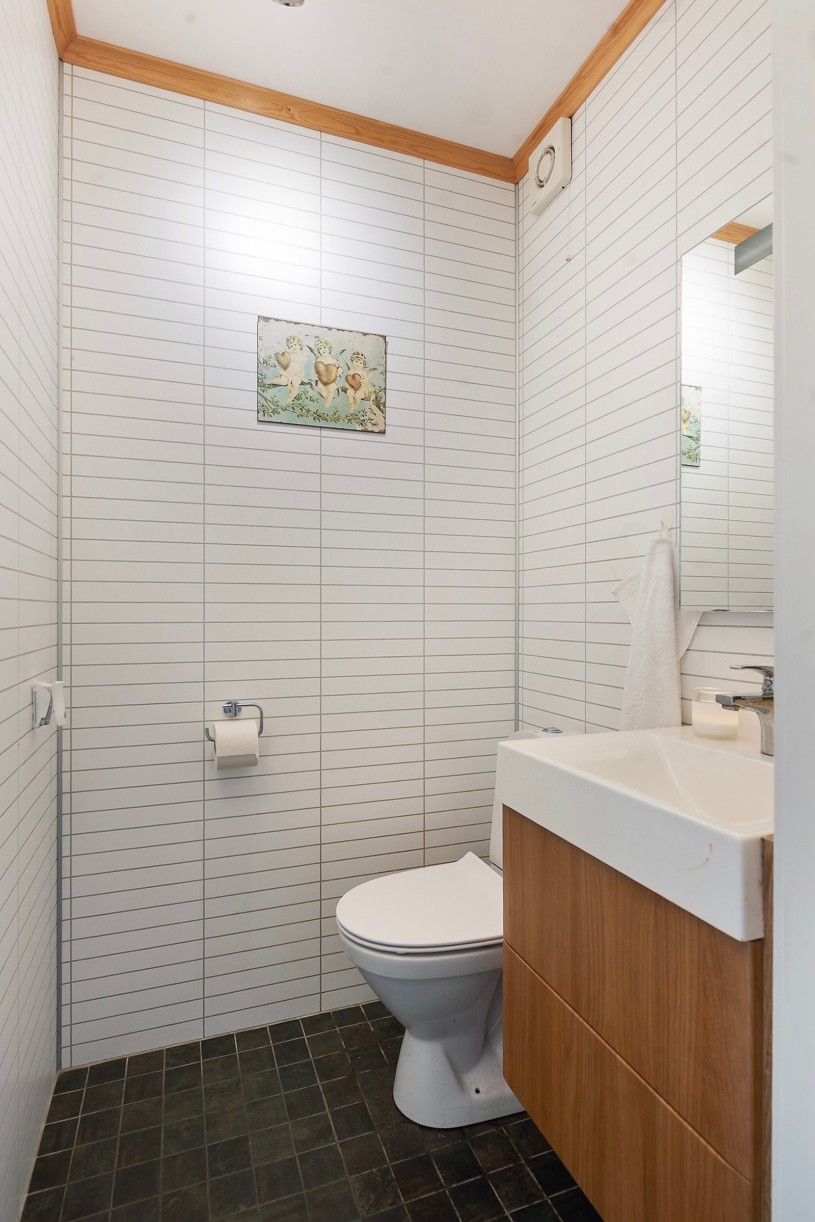 Wc rom som er pusset opp Galleribilde