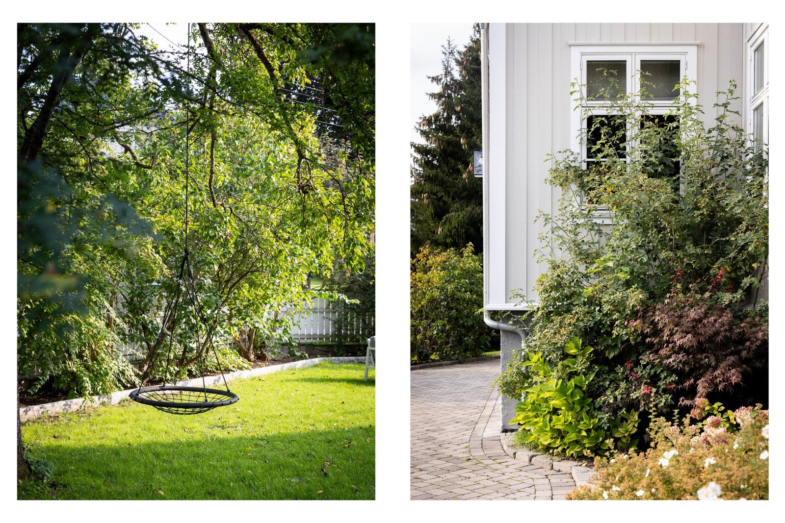 Her får man eneboligfølelsen; villaen er omkranset av nydelig felleshage. Galleribilde