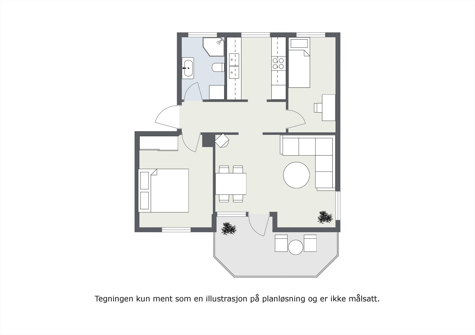 Planskisse Galleribilde