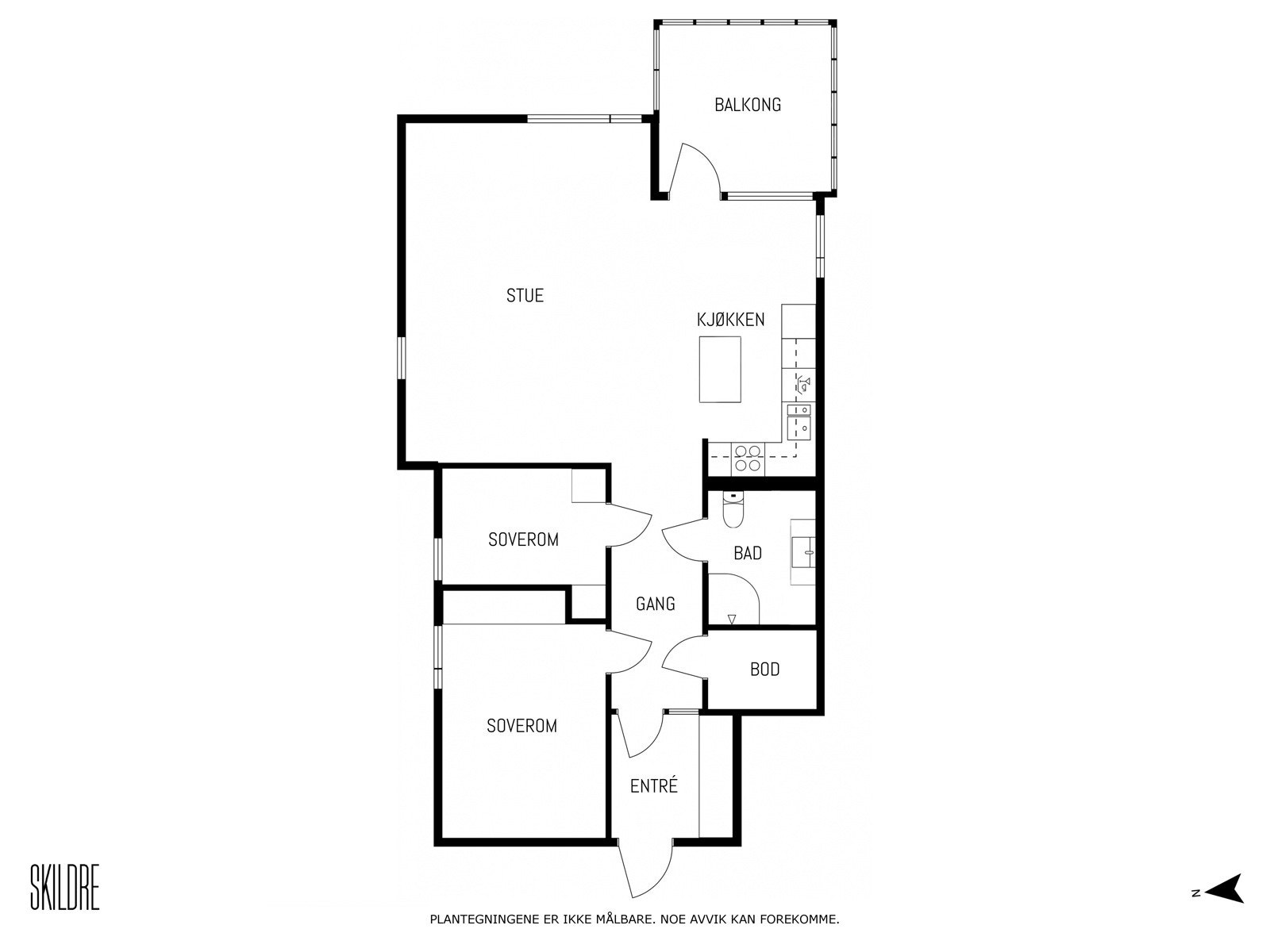 Plantegning Galleribilde