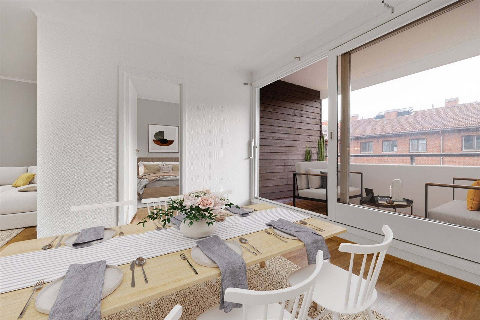 Leiligheten ligger i 3. etasje med heis Galleribilde