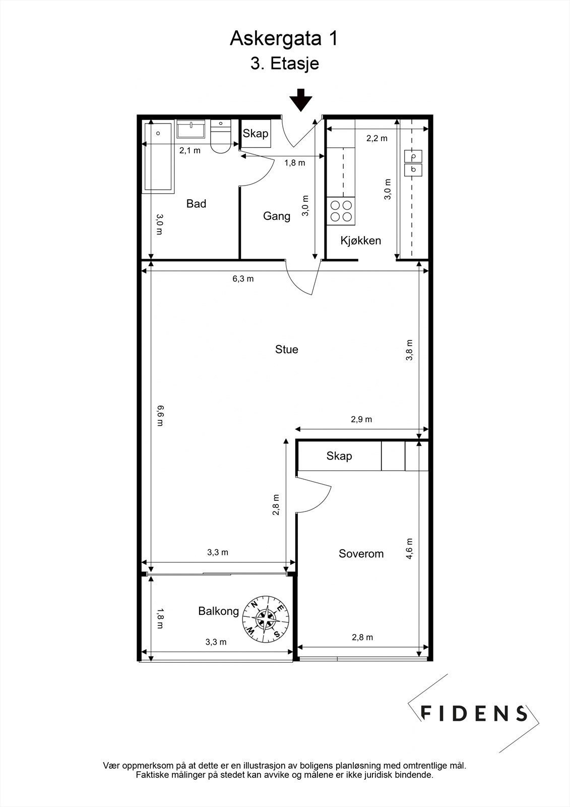 Plantegning Galleribilde