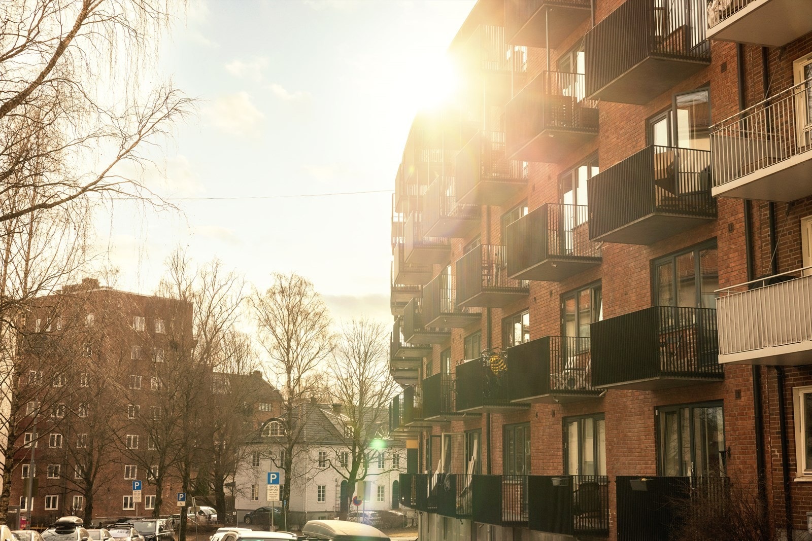 Borettslaget består av 157 andelsleiligheter. Galleribilde