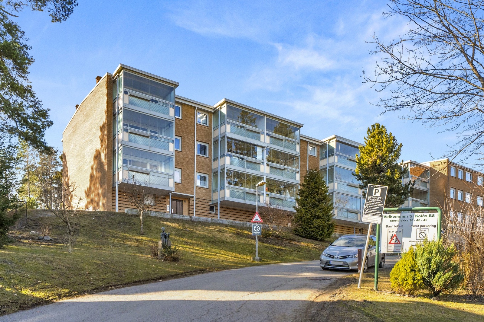 Sameiet består av 108 seksjoner. Galleribilde