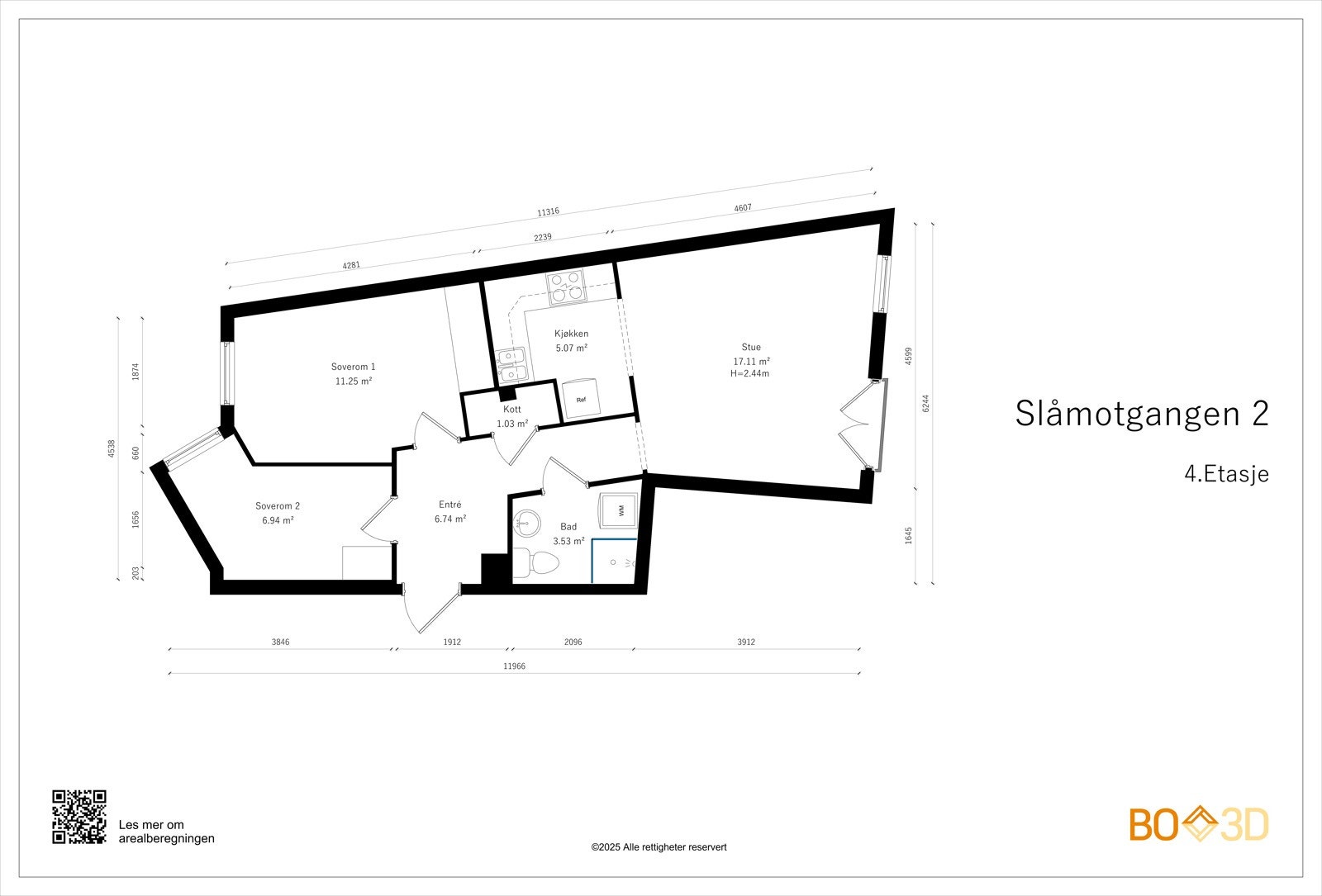 4. etasje med heisadkomst Galleribilde