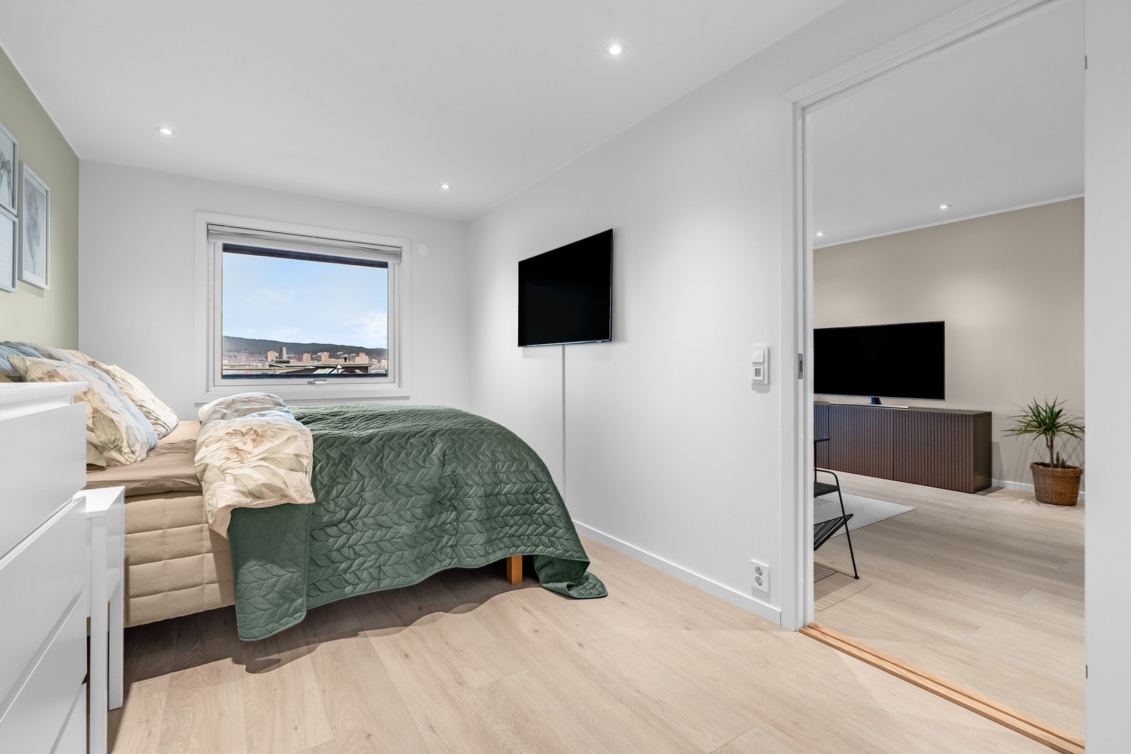 Dagens planløsning består av to gode soverom. Galleribilde