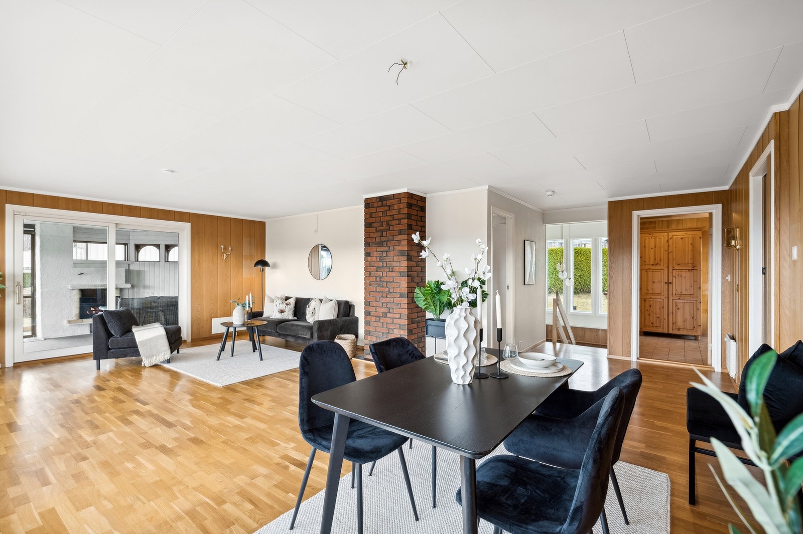 Stuen er familiens samlingspunkt. Galleribilde