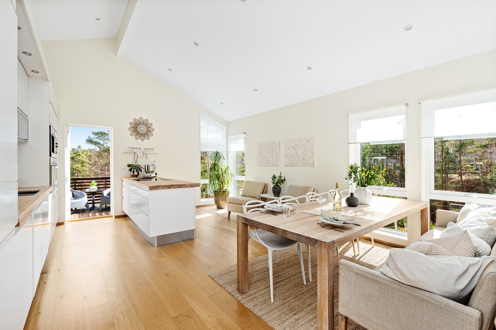 Fra stuen, lekker enstavs parkett Galleribilde