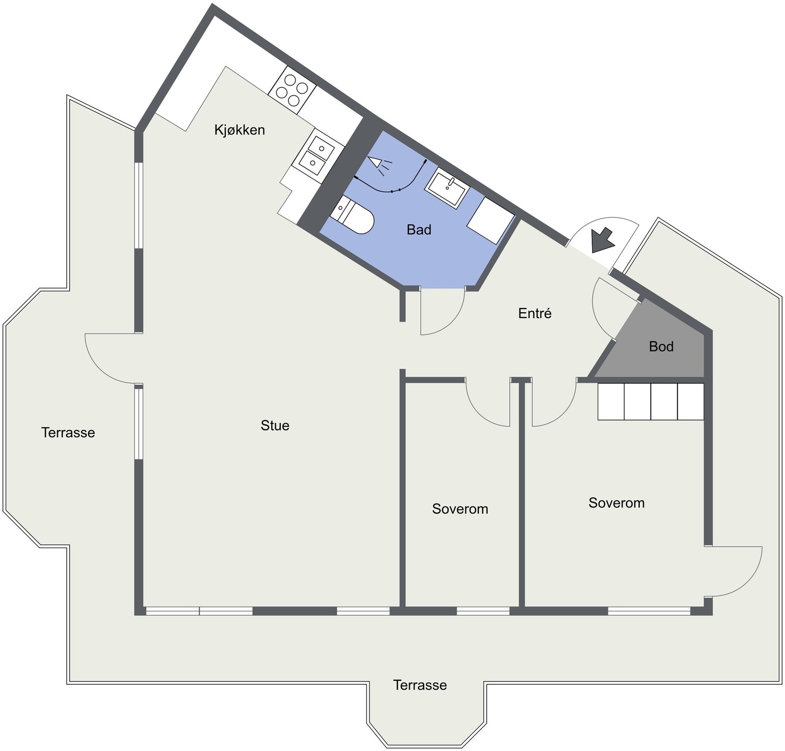 Plantegning. Galleribilde