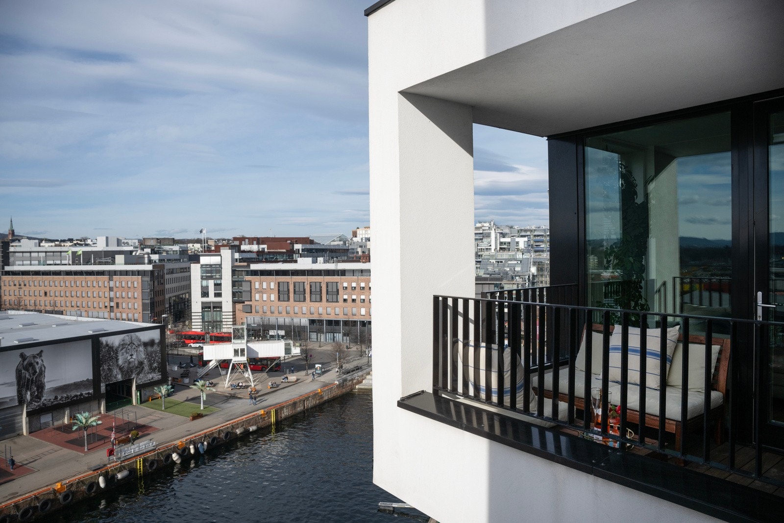 Fantastisk balkong med spektakulær utsikt Galleribilde