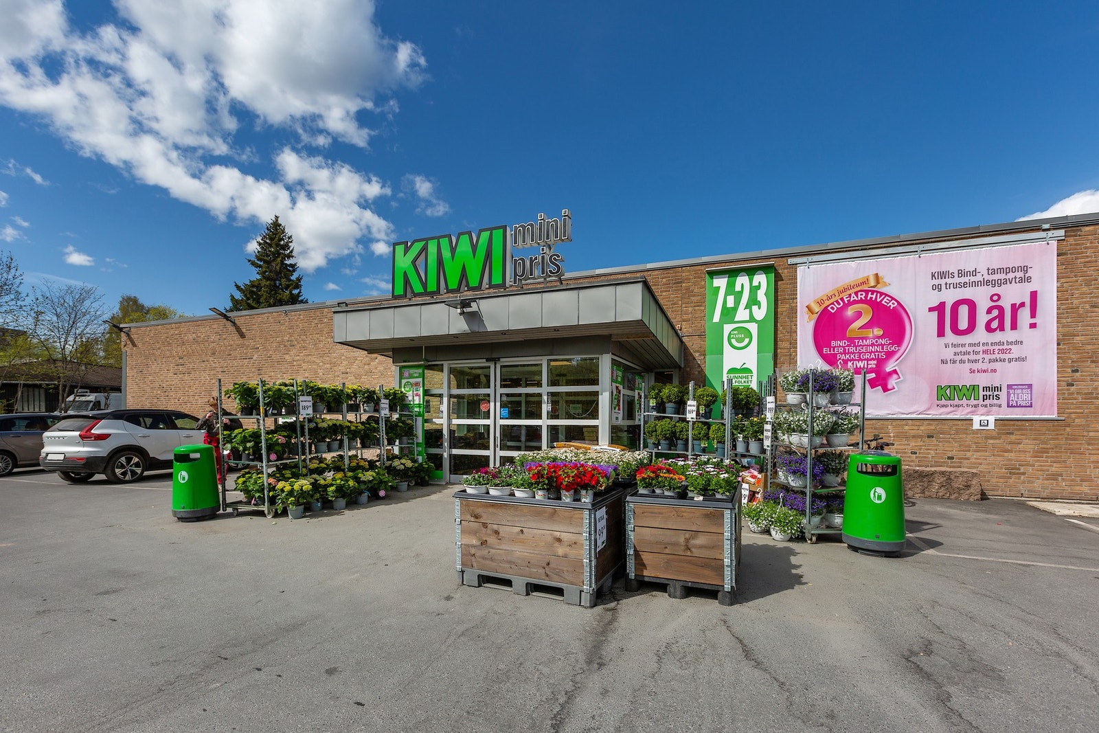 En av flere nærbutikker
Her fra KIWI på Billingstadsletta Galleribilde