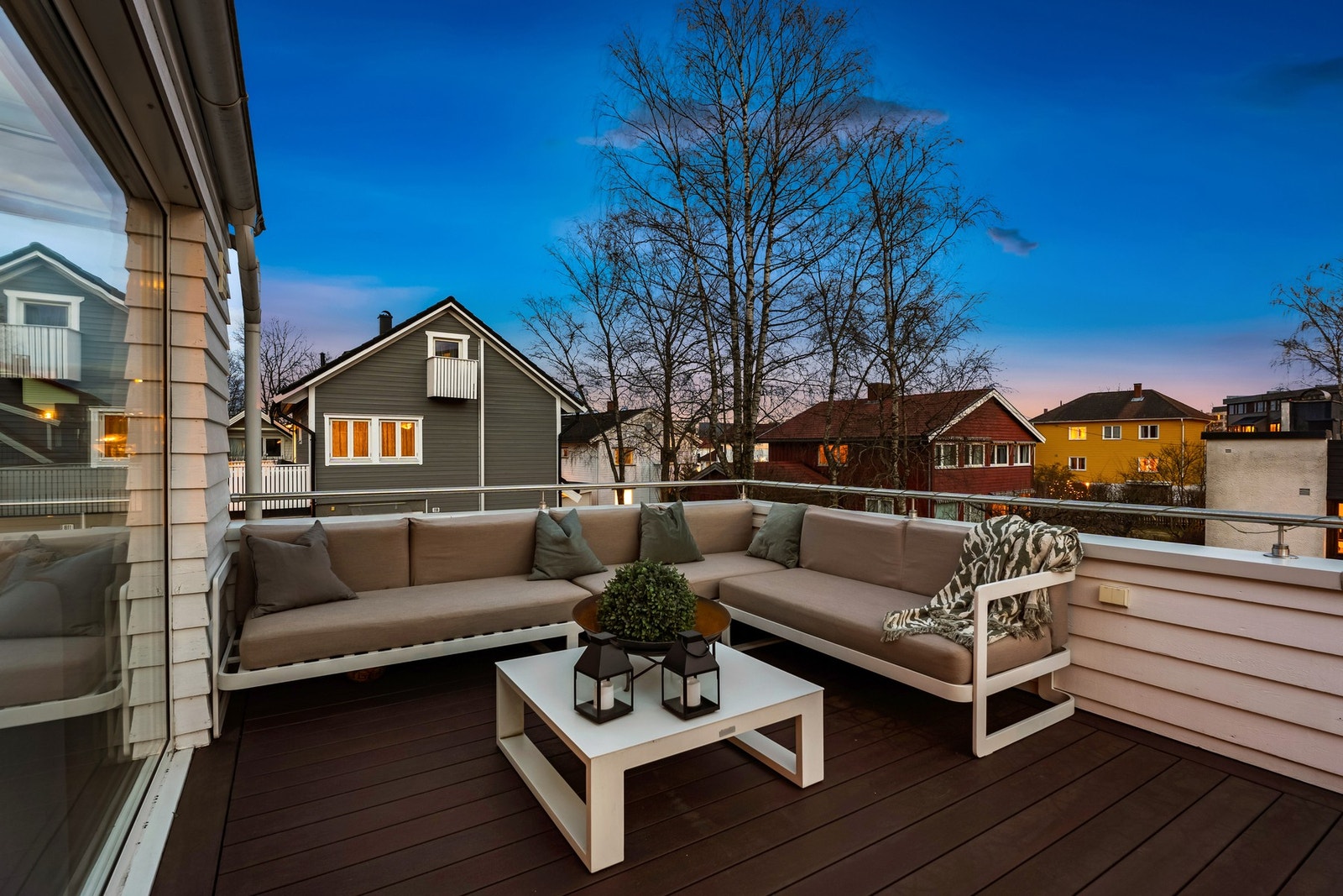 Her kan sene sommerkvelder nytes med gode solforhold Galleribilde