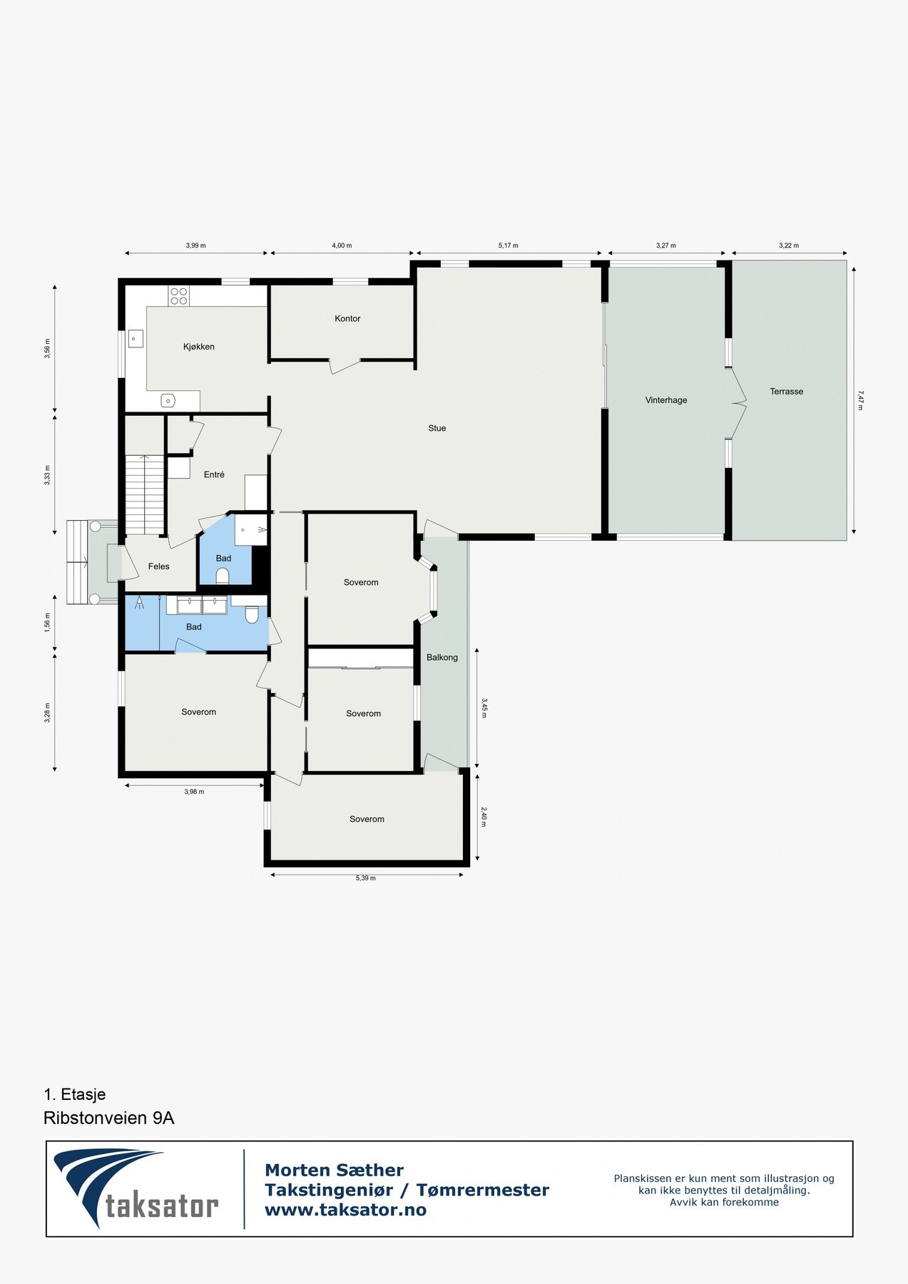 Plantegning Galleribilde