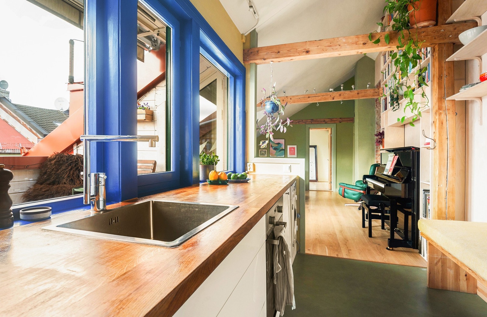 Microsement på kjøkken med gulvvarme fra 2020. Galleribilde