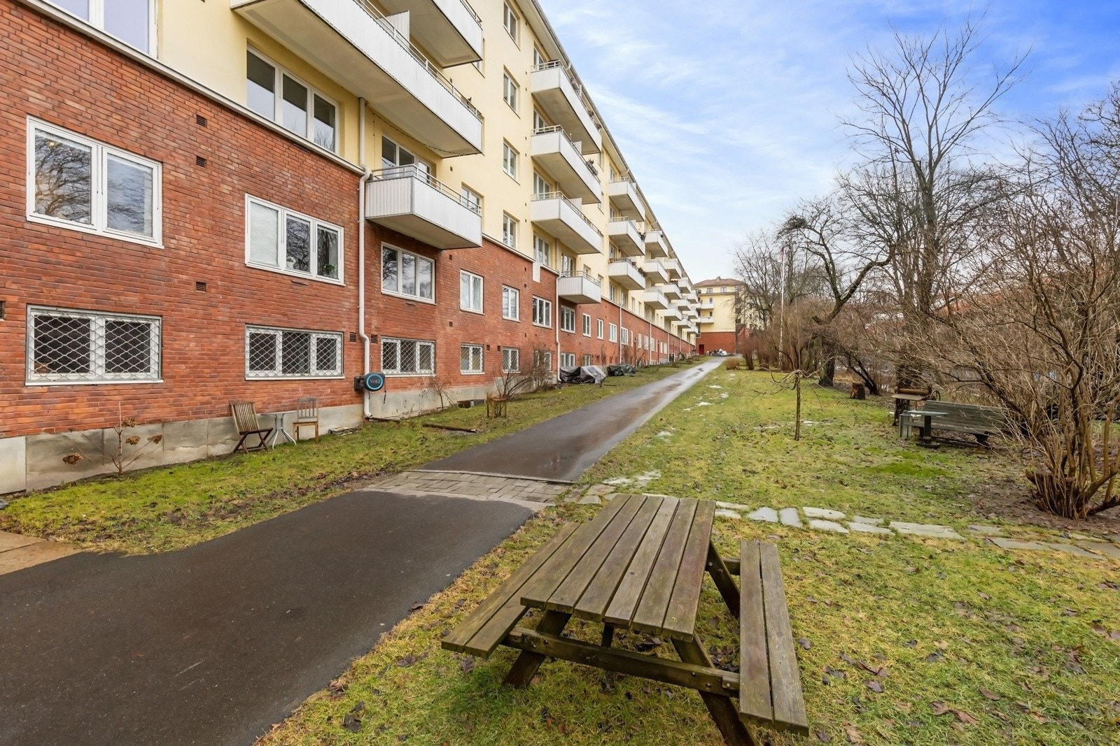Hyggelige fellesområder på baksiden av bygget. Galleribilde