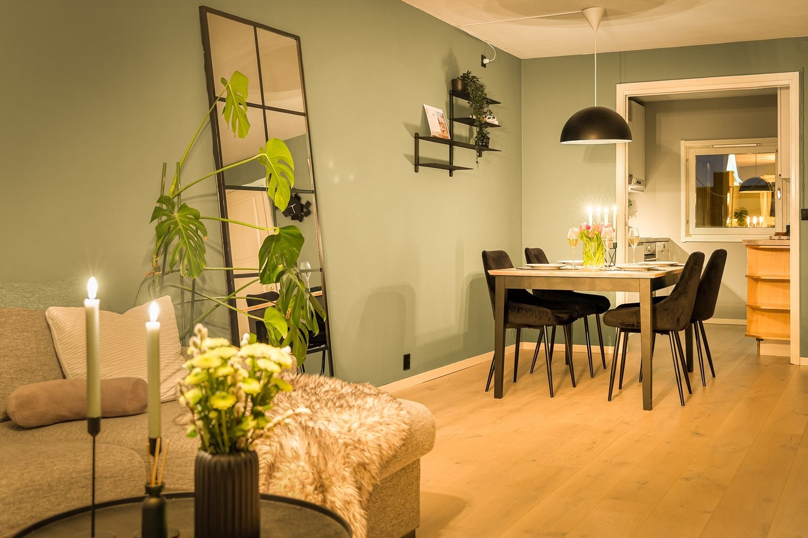 Lun kveldsstemning. Galleribilde