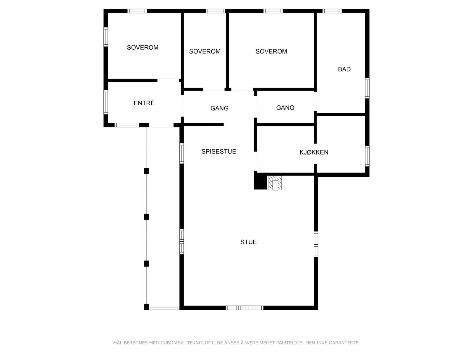 Plantegning Galleribilde