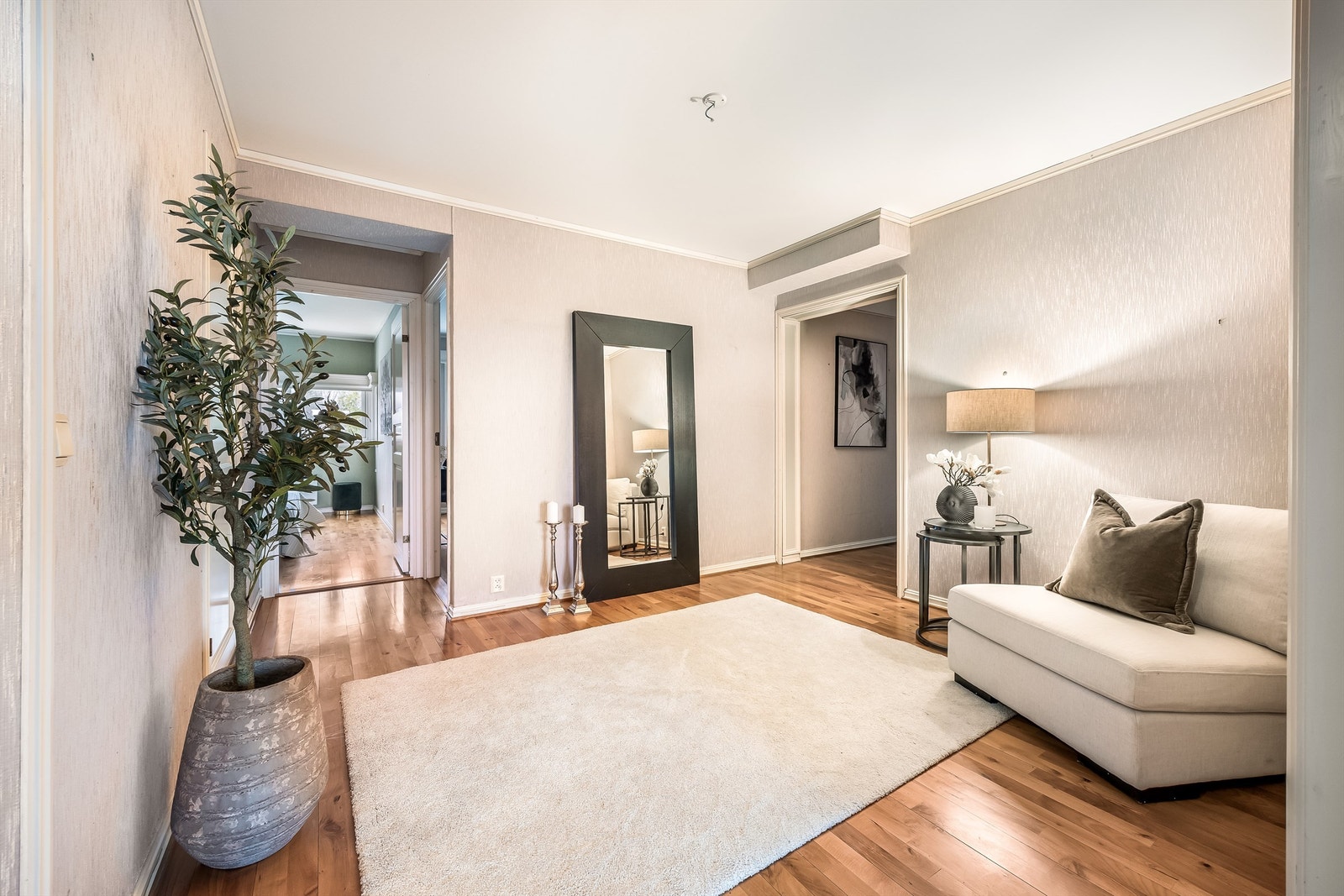 Hall med mange bruks- og innredningsmuligheter. Galleribilde