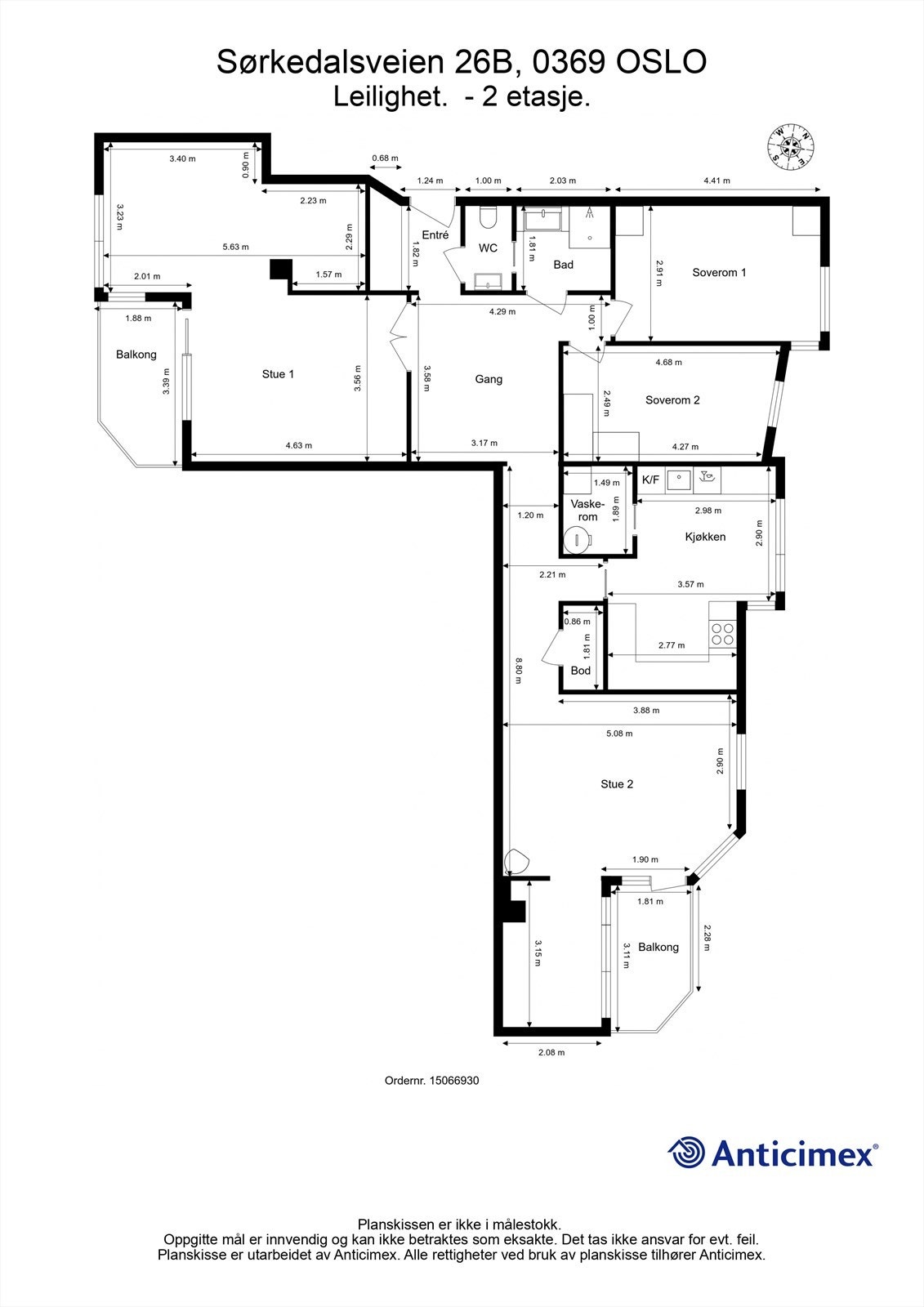 Plantegning Galleribilde