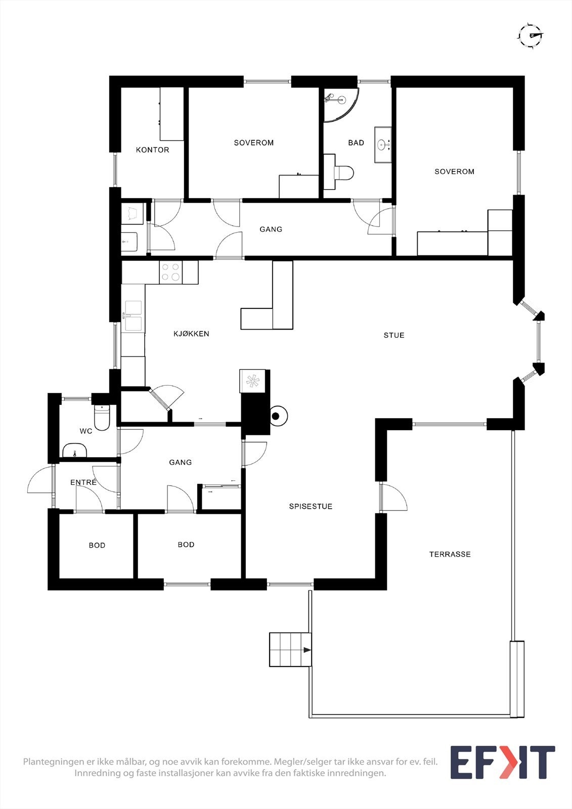 Plantegning. Galleribilde