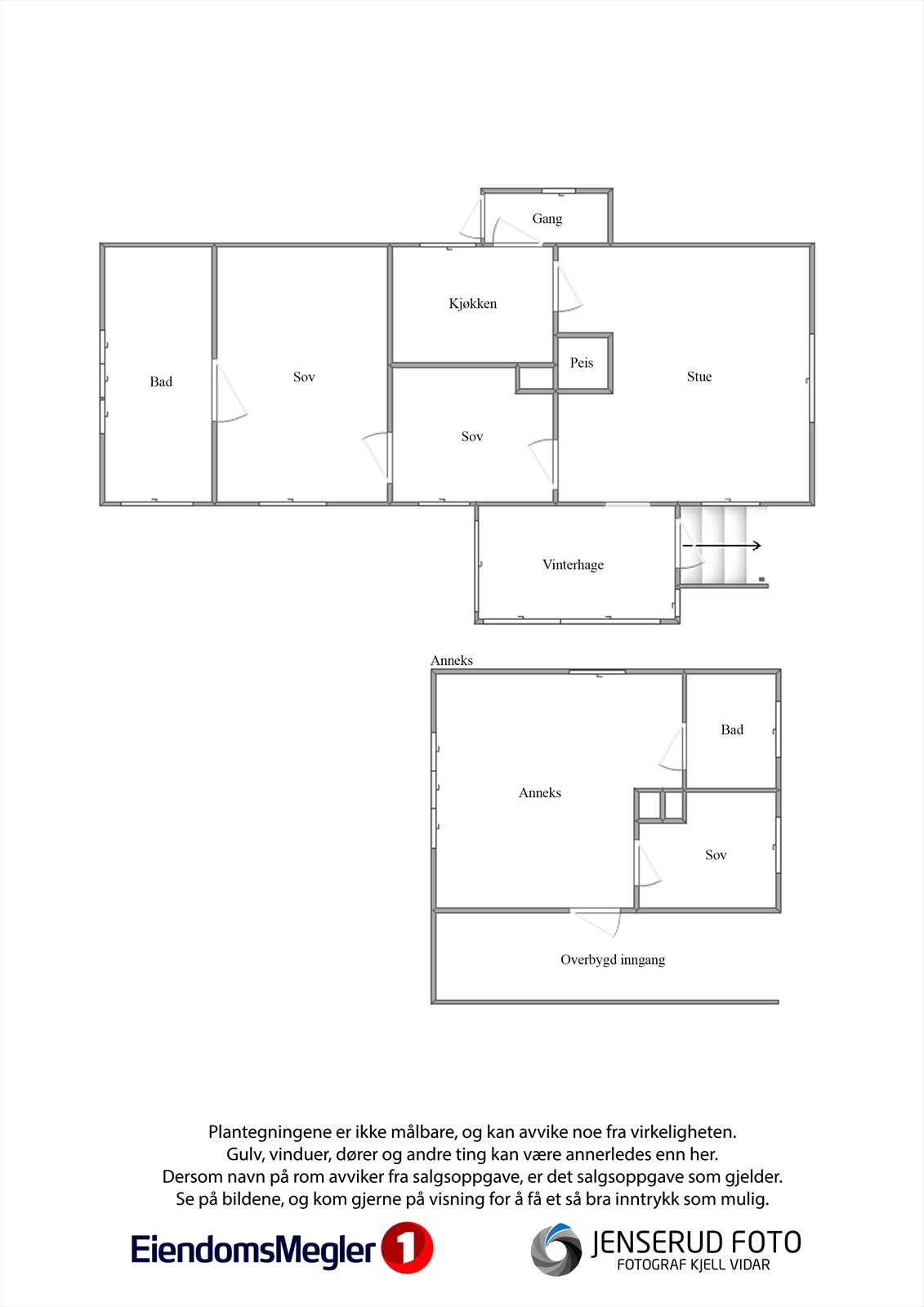 Plantegning Myllavegen 538 Galleribilde