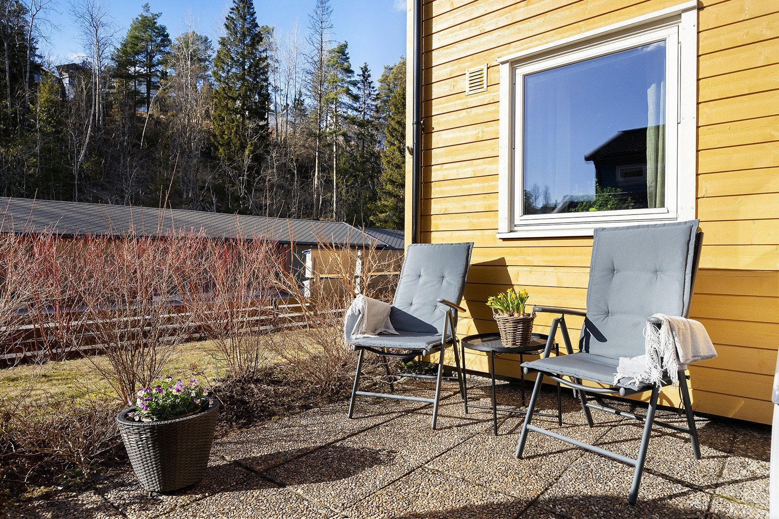 Platting på framsiden av boligen på 10m². Galleribilde