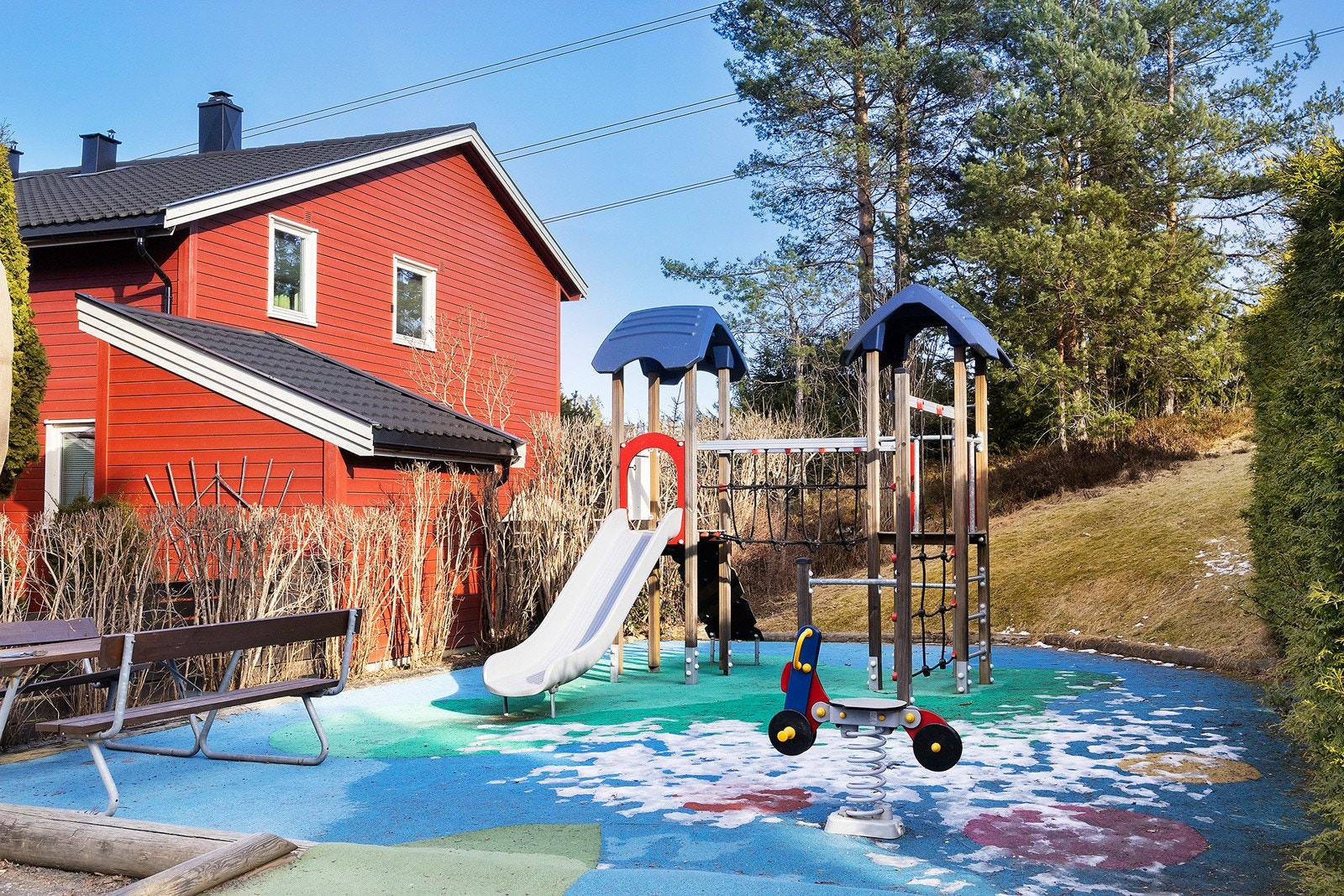 Flott lekeplass oppgradert i 2023. Galleribilde
