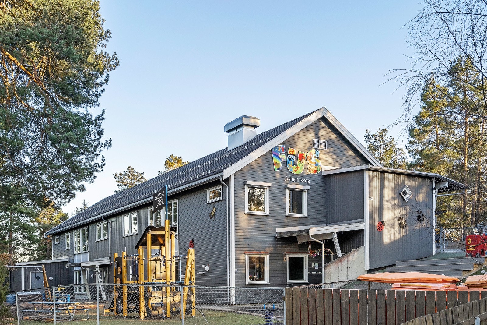 En av flere barnehager i nærområdet. Galleribilde