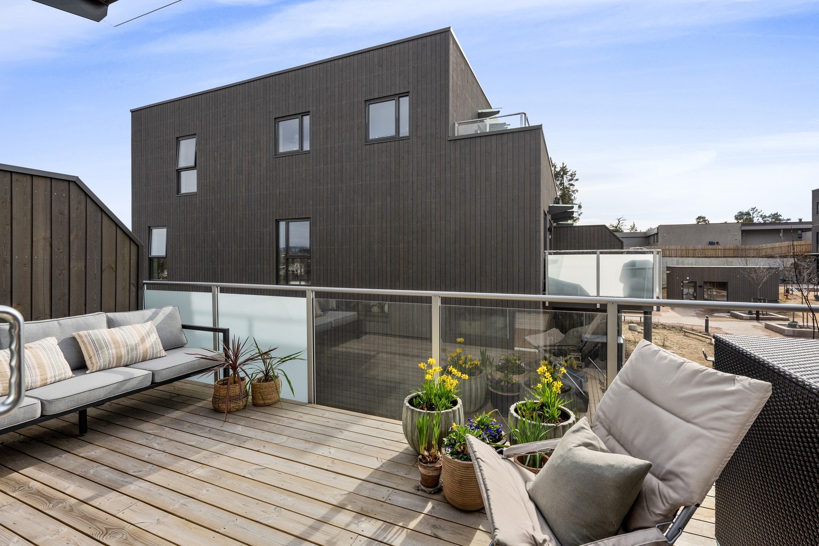 Balkongen er på 14 kvm Galleribilde