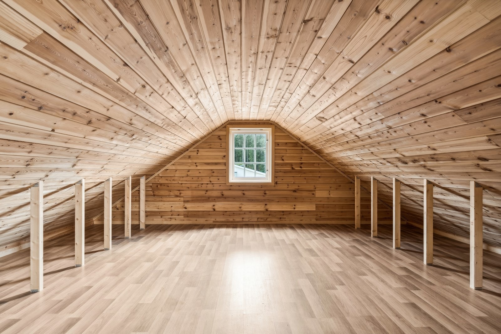 Godt med lagerplass over garasjen. Galleribilde