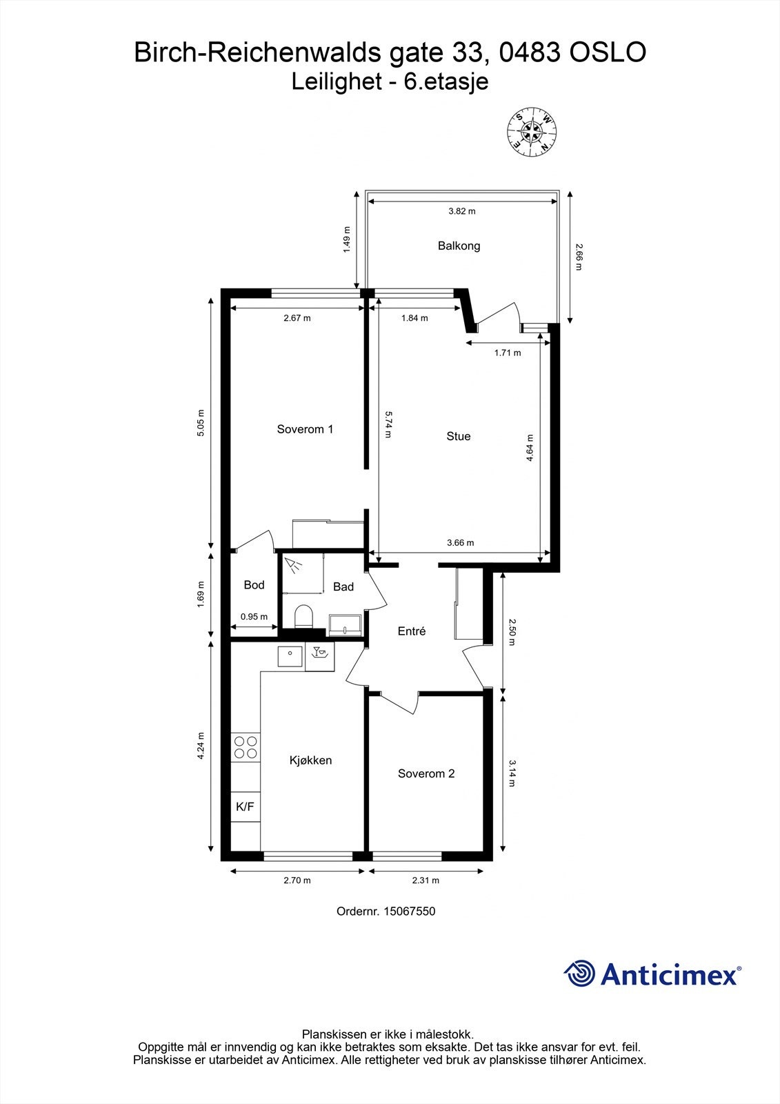 Plantegning Galleribilde