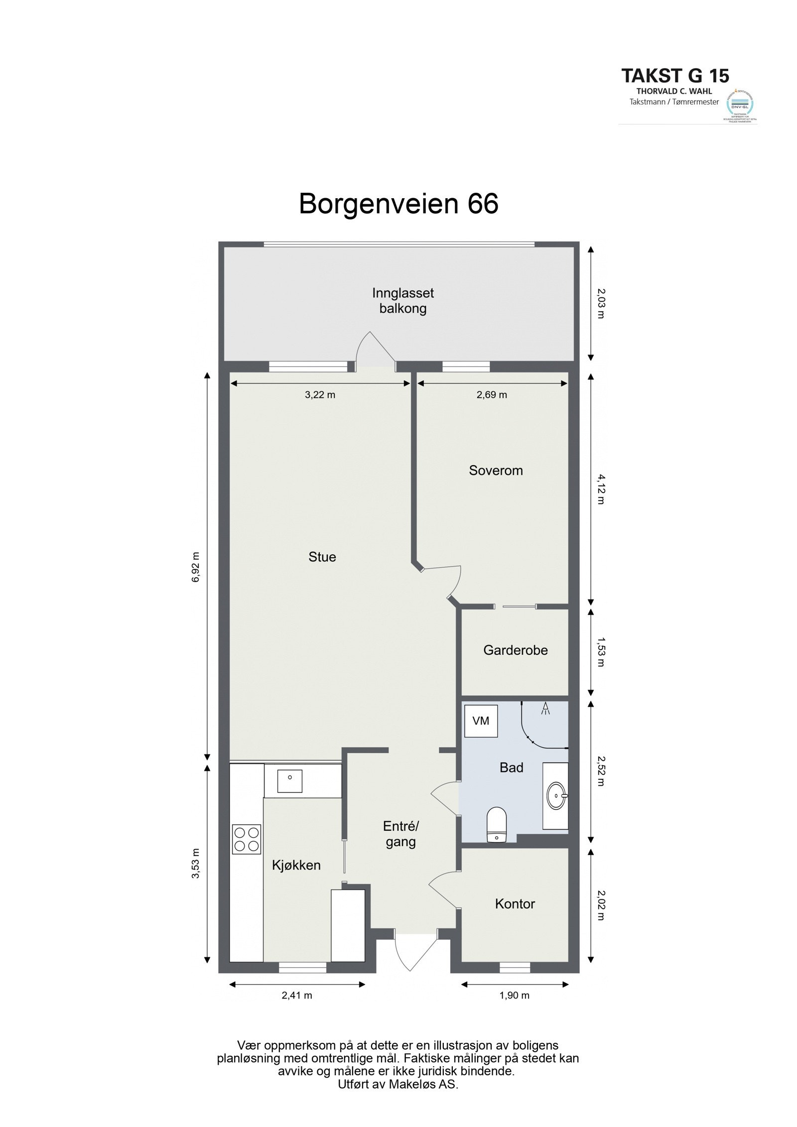 Plantegning Galleribilde