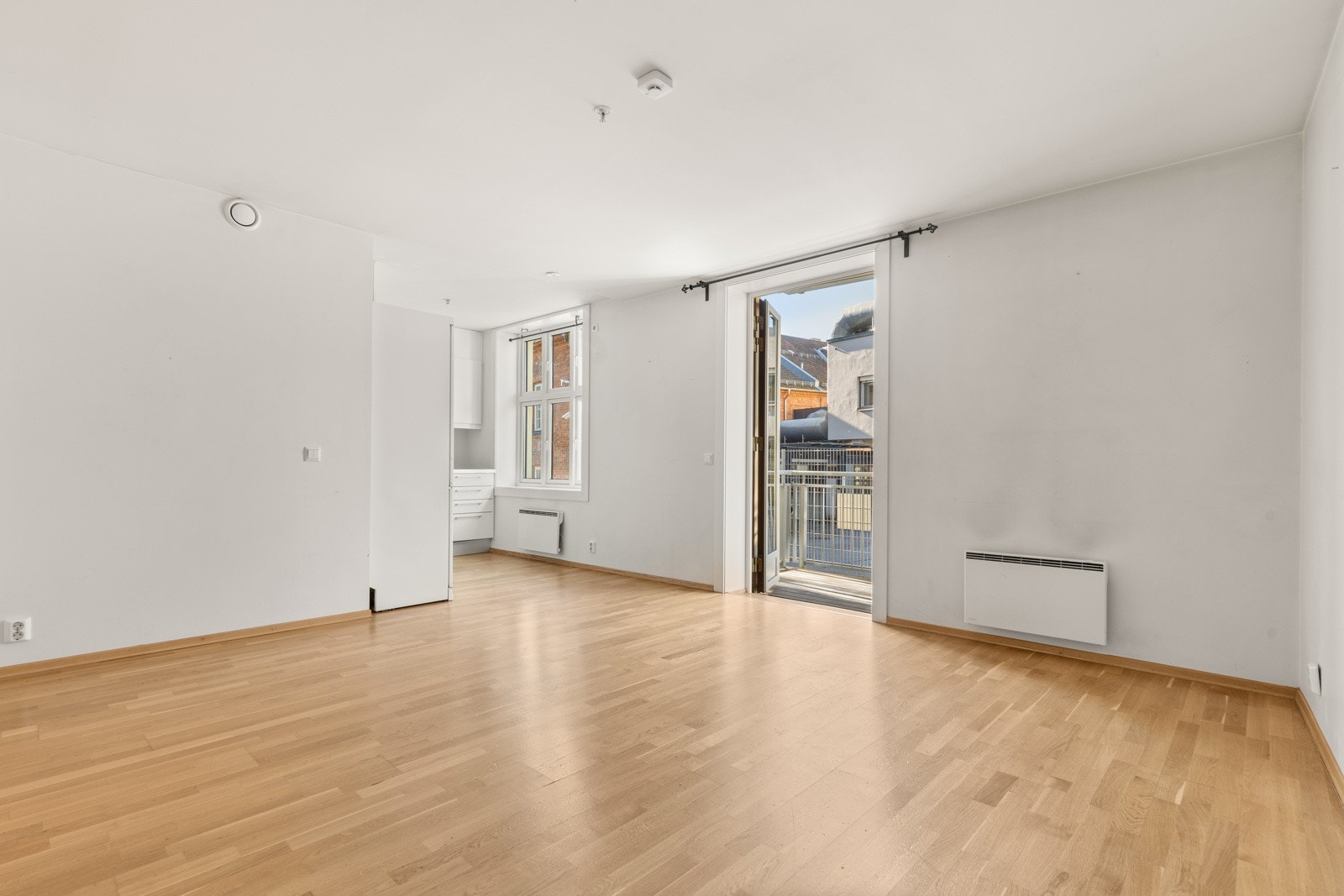 Leiligheten ligger usjenert til i indre gårdsbygg. Galleribilde