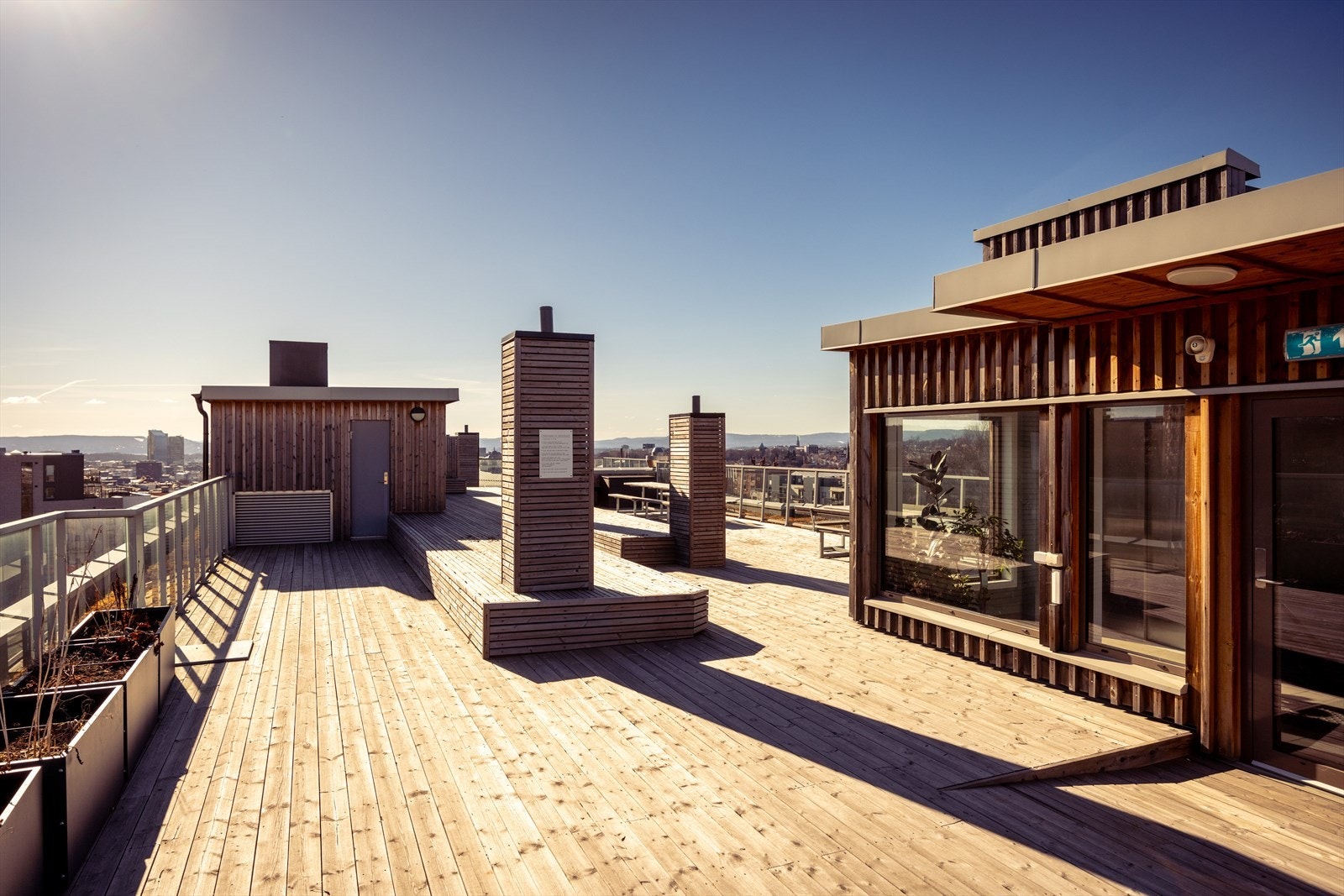 - Solrik, felles takterrasse - Galleribilde