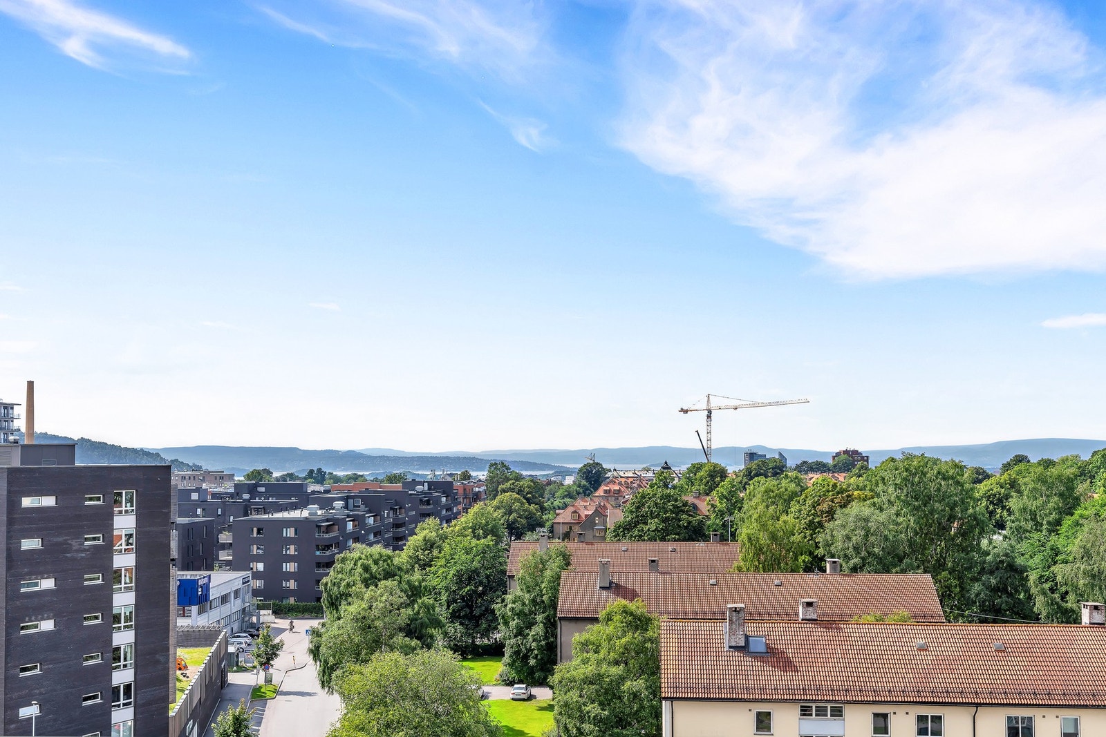 Takterrasse utsikt Galleribilde