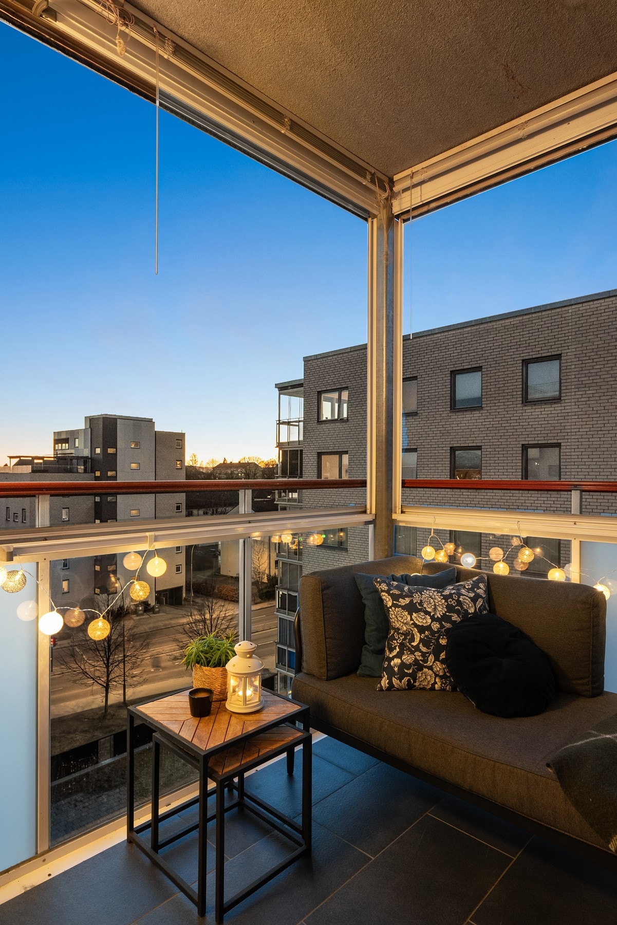 Horisontutsikt og solnedgang Galleribilde