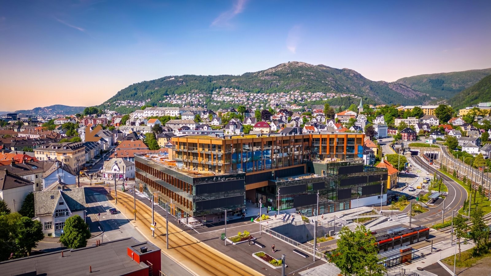 På Kronstad X err det også treningssenter, apotek og Godt Brød - Leiligheten markert med pil Galleribilde