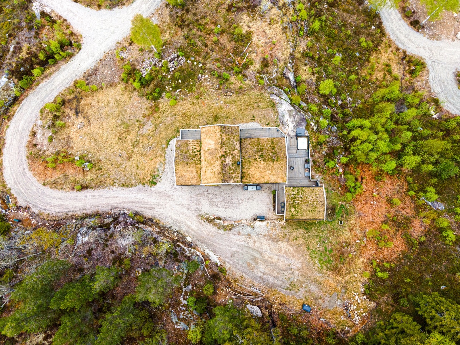 Dronebilde av eiendommen Galleribilde