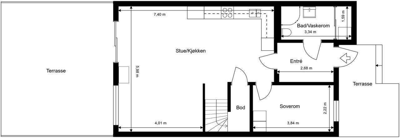 Idrettsveien 22 - 1. Etasje Galleribilde