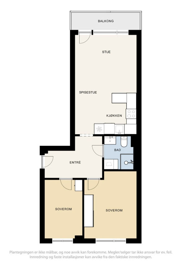 Plantegning Galleribilde